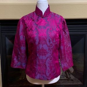 Shanghai Tang silk blouse
